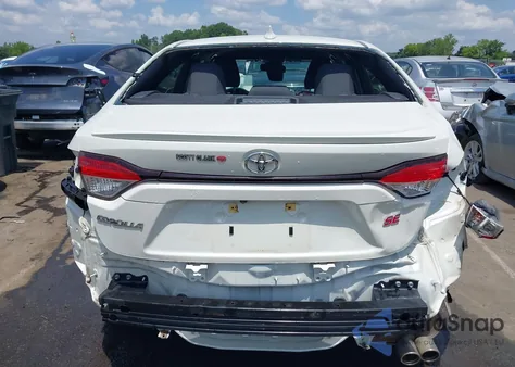 2021 Toyota Corolla Se from USA, damaged, VIN JTDS4MCEXMJ053672